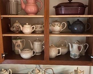 Lots of tea pots