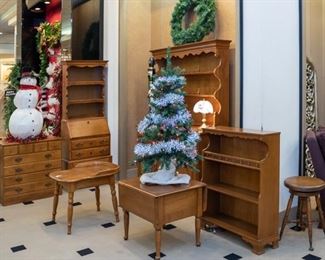 Ethan Allen!  Vintage organ bench on the right - great condition!