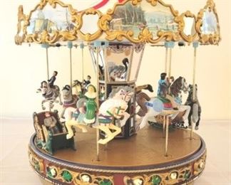 2 - "The Carousel" Original Classics by Mr. Christmas w/ box - approximately 10" tall
