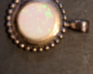 STERLING PENDANT with OPAL 
