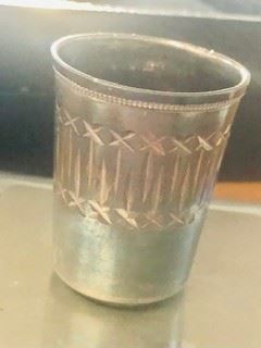 .916 Silver cup 33.2 grams