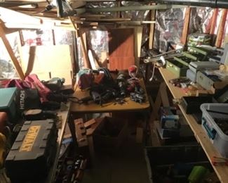 Dremel’s & attachments, hand held power tools