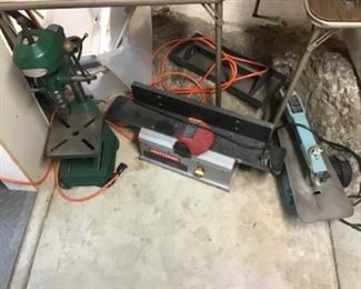 Drill press& plainer