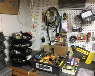 Work bench, doo-dads & whatcha-ma-call it’s!