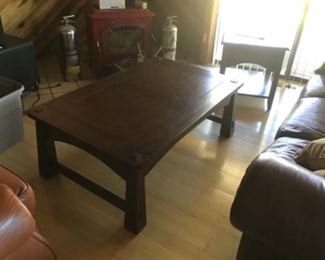Craftsman style coffee table 