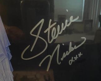  Ready 132ms Framed Autographed Stevie Nicks LP