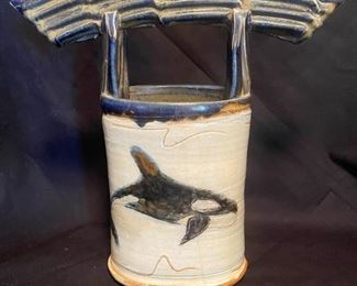 012dr Ceramic Orca Water Bucket