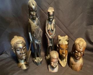 021dr African Carved Figures