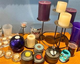 031dr Large Lot Candles Holders