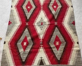 037dr Native Navaho Woven Rug