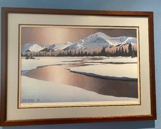 045dr Signed Byron Birdsal Limited Ed. Print