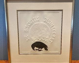 060dr D.DeArmond Original Blind Embossed Etching