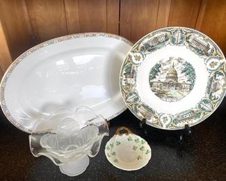 102k Belleek,Vintage Souvenir Plate More