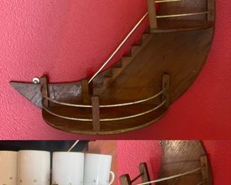 117ms Art Deco Half Moon Shelf More