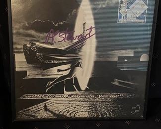 127ms Framed Autographed Al Stewart LP