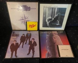 133ms Framed U2,Pretenders,EWF,Buffet LP