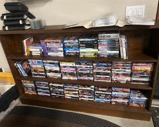 187g Bookcase Full Of DVDs