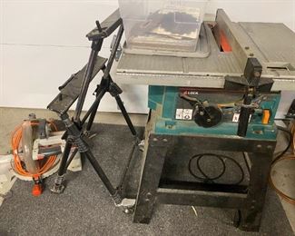 199g Makita Table Saw,Ridge Miter Saw Stand
