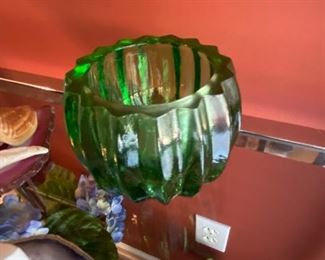 $ 15.00 - Think green glass bowl made in Spain