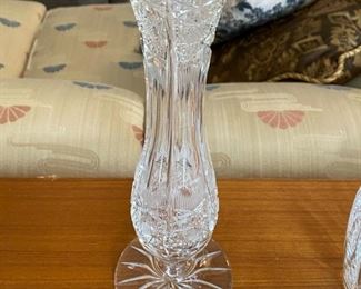 $ 18.00 - Crystal Bud Vase, 9"