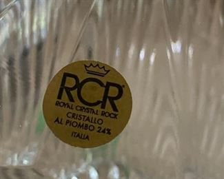 Italian RCR lead crystal