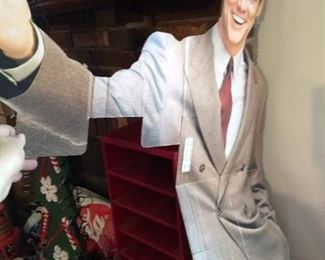 Lifesize Jim Carrey fold-up advertisement piece