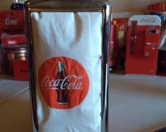 Coke napking holder