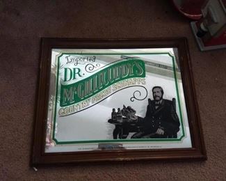 Dr McGillicuddy's Country Fresh Schnapps mirrored sign