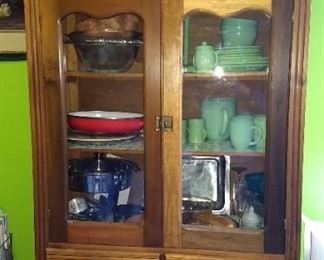 Victorian china cabinet