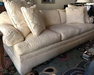 SOFA white upholstered $100