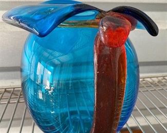 MCM Scandinavian hand blown glass. $600.