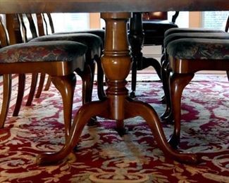 dining room table pedestals 