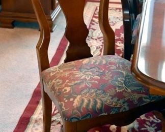 dining room chairs (set of 10, including 2 captains chairs)