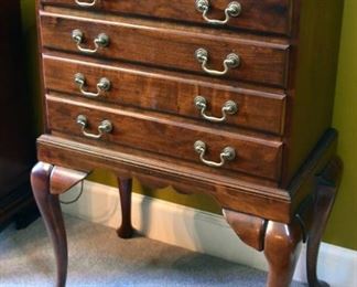Crescent, solid mahogany, flatware chest