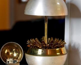 Art Deco cigarette dispenser and lighter 