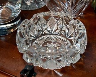 cut crystal bowl