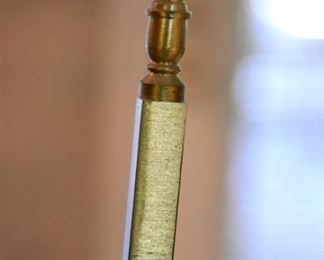 framed art on metal easel (easel detail)