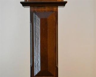 tiny wooden grandfater clock