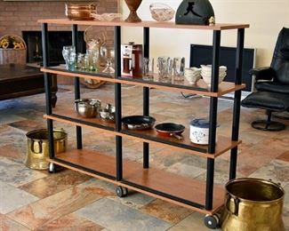 rolling display stand