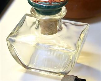 small jar with decorative stopper