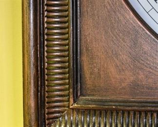 wall clock (frame detail)