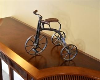 9" tall toy tricycle