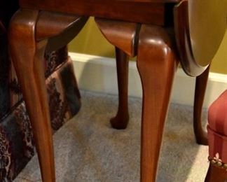 drop-leaf side table