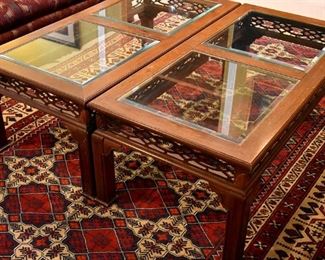 pair of coffee tables (rug not in sale)