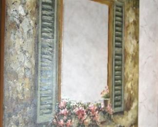 painted mirror
