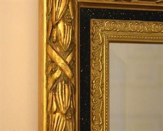 vertical wall mirror/dressing mirror, beveled (detail)