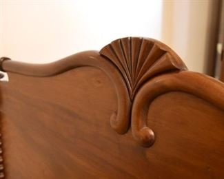twin-size bobbin/spool bed (detail)