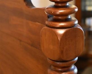 twin-size bobbin/spool bed (detail)