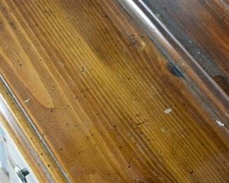 dresser with mirror and boxes (detail)