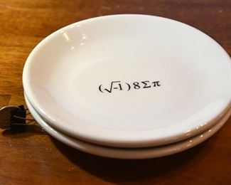 "i eight sum pie" pie plates, (2/two), Hoker Laughlin China